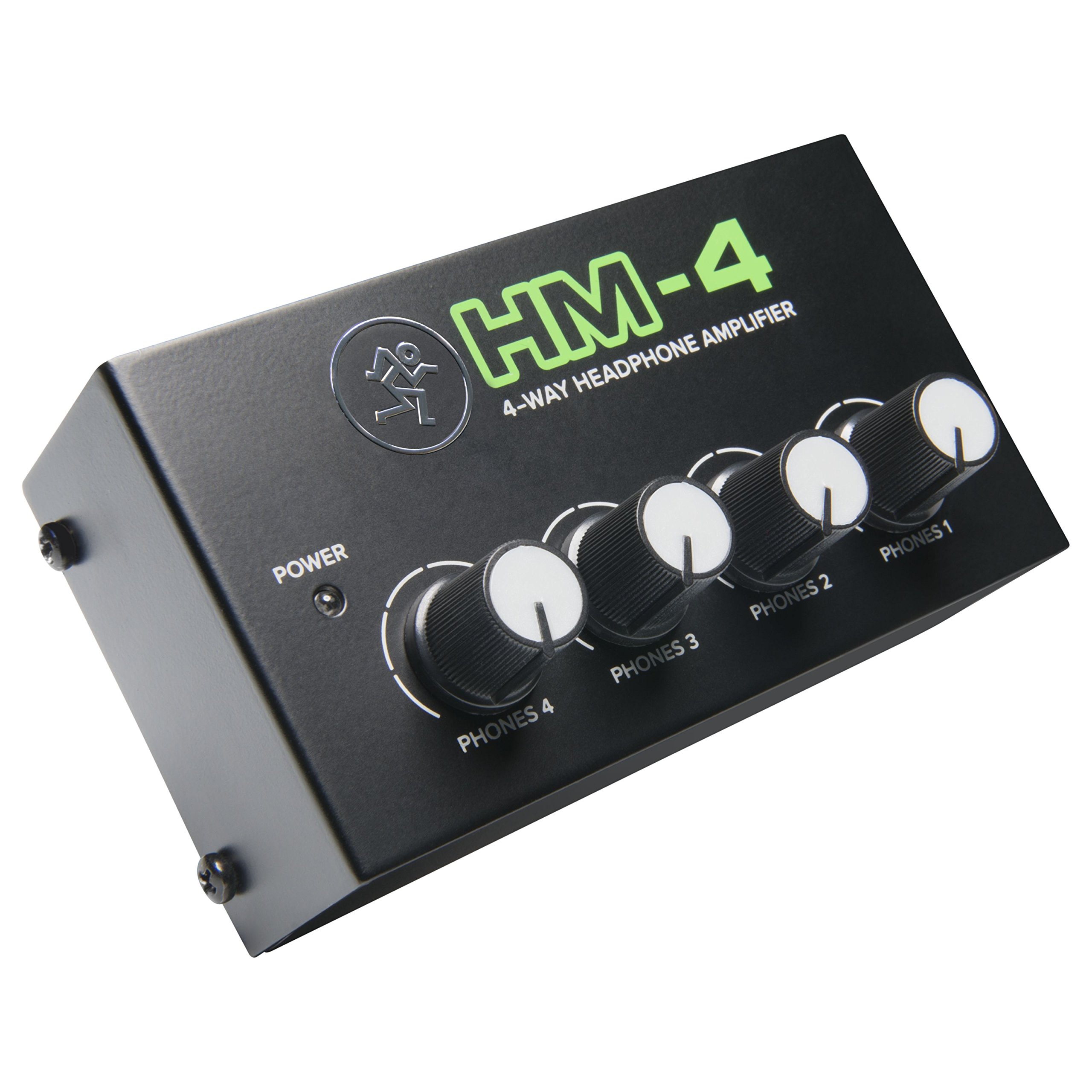 MACKIE Hm-4 Amplificatore per Cuffie a 4 Canali con Ingresso Stereo e Controllo di Livello Individuale