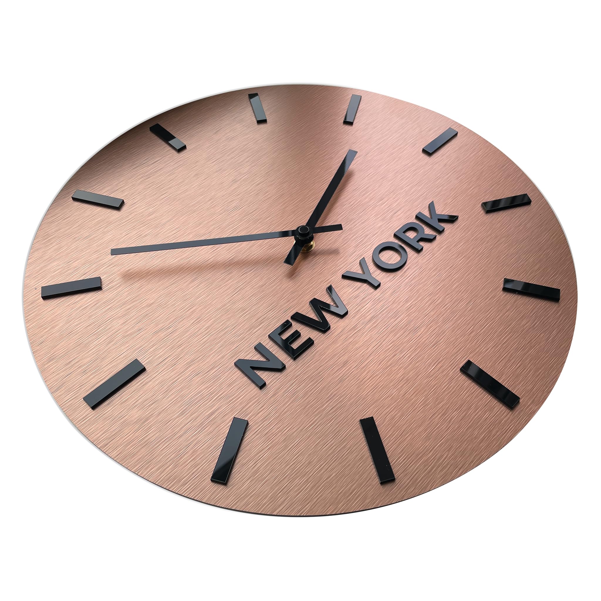 Bronzo Orologio da Parete Personalizzabile con Fusi Orari Globali - Elegante Display Multi-Città per Hall di Hotel e Case Inaugurazioni e Professionisti