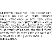 Vista 3 de Late July Snacks Nacho Cheese Tortilla Chips, bolsa de 7.8 onzas (paquete de 12)