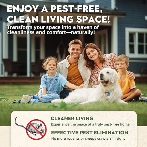 Miniatura 6 de Bolsas repelentes de ratones para control de plagas, seguras para mascotas y humanos, disuasorio natural de roedores para ratones, ratas, arañas,