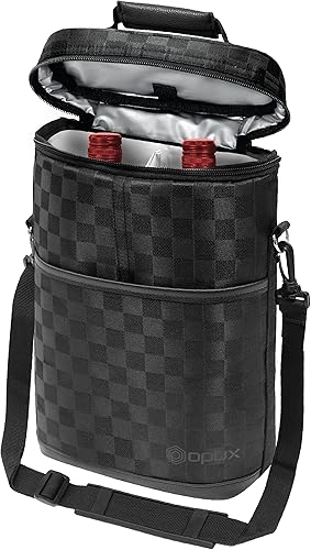 Miniatura 1 de Bolsa para transportar botellas de vino de 2 y 3 botellas.