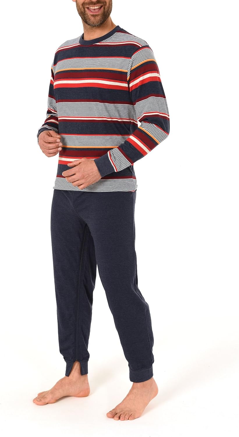 Normann Care Men's Alzheimer's Clothing Jumpsuit Overall Onesie with Zipper at Back and Leg 171 90 005