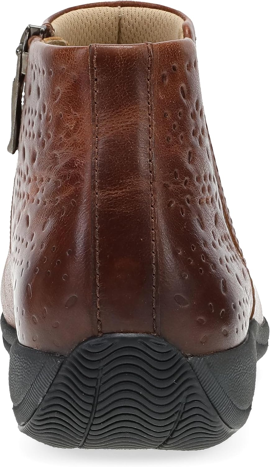 Dansko Sherry Women's Ankle Bootie - Inside Zipper Boot with Padded Uppers & Arch Support - Slip Resistant