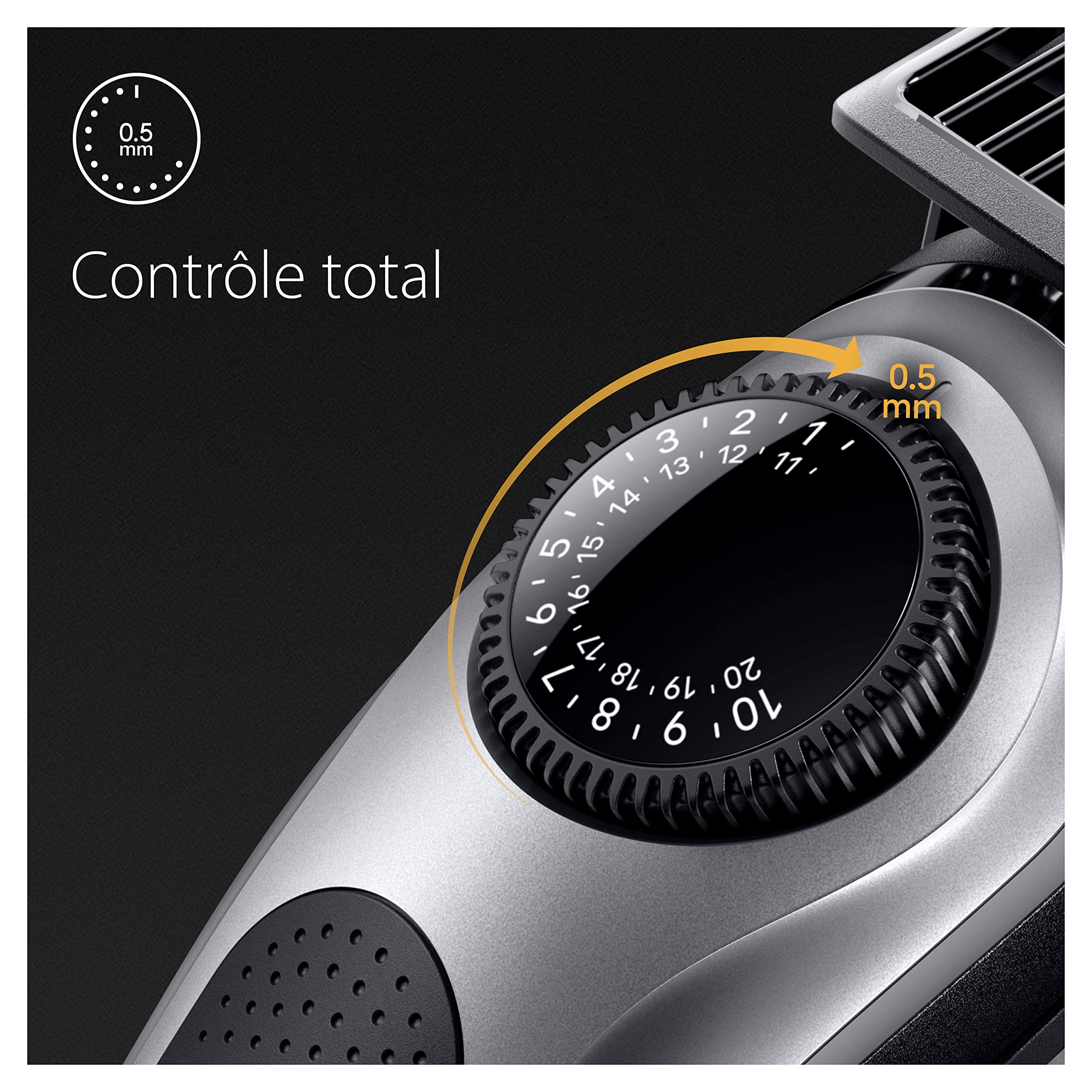 Braun Bartschneider Series 5 BT5440, Haarschneider für Männer mit Stylingwerkzeugen, 100 Minuten Laufzeit