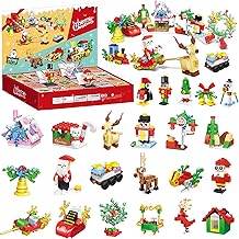 Advent Calendar 2025 Kids Toy Christmas Building Blocks Set,Xmas 24 Days Christmas Countdown Calendar Blocks Toys,Advent Calendar Gifts for Teenage Boys Girls Xmas Stocking Stuffers Kids Party Favors