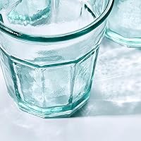 Vista 5 de Vidrios San Miguel - Vasos de 7.5 onzas, hechos de vidrio 100% reciclado, juego de 6, vasos anticuados, ideales para agua, whisky, jugo, cócteles