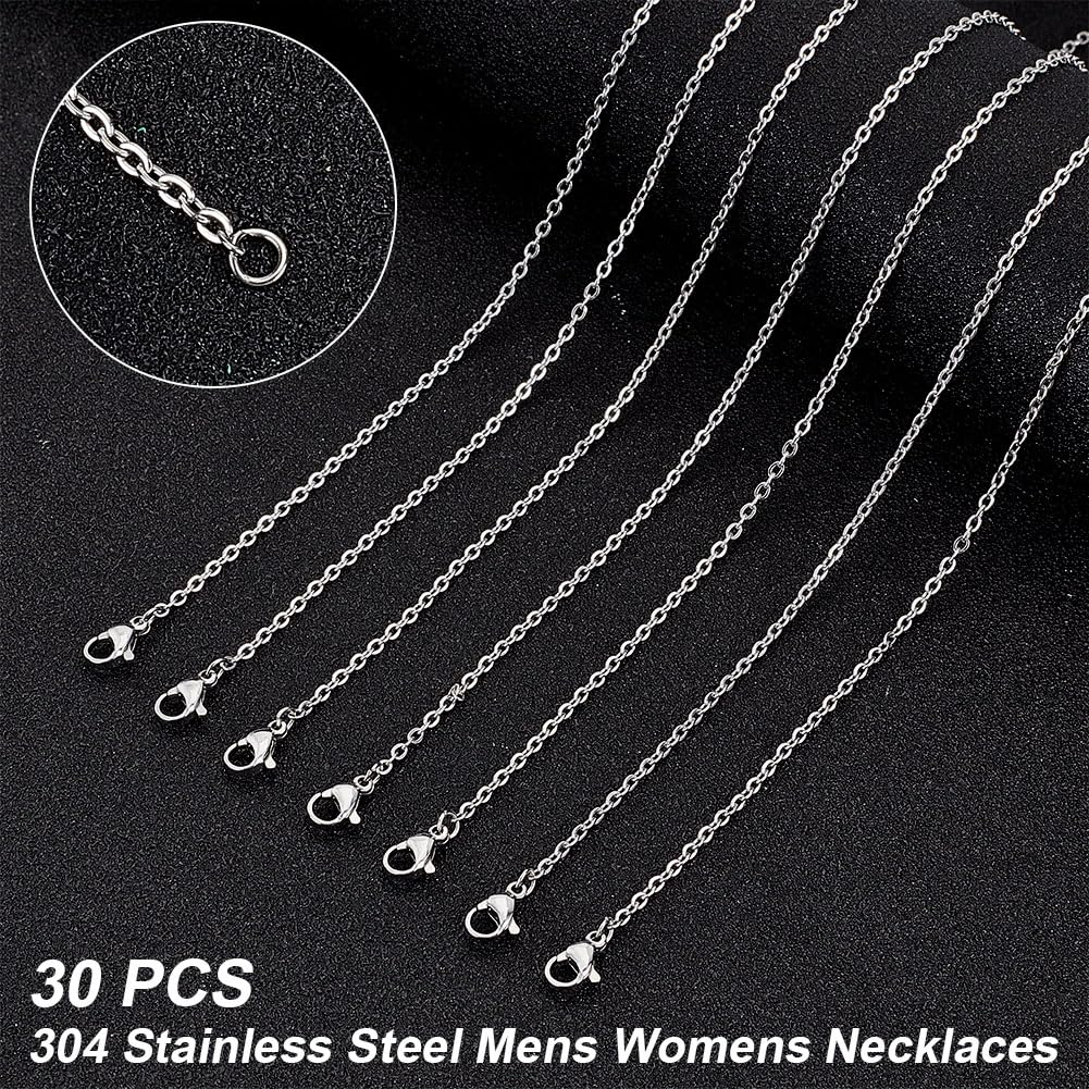Chaînes à câbles en acier inoxydable 304 en gros pour création de bijoux