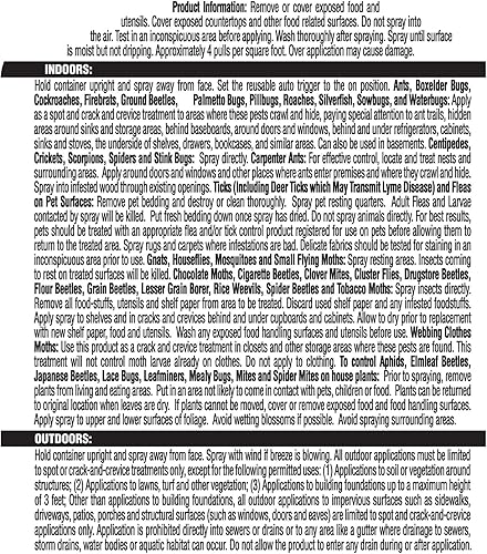 Miniatura 10 de Raid Spray matador de hormigas y cucarachas de máxima protección perimetral, evita insectos matando hasta 18 meses, uso en interiores y exteriores,