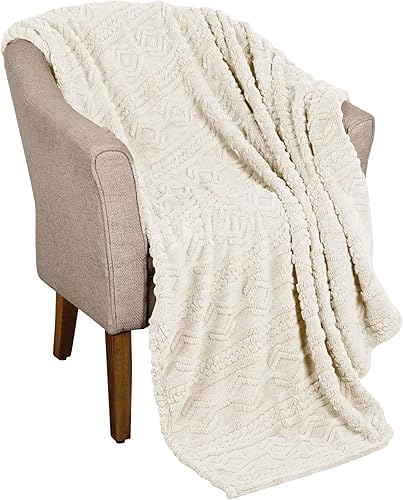 Miniatura 8 de Superior Manta Sherpa jacquard de punto bohemio de forro polar, mantas decorativas para dormitorio, sofá, mullida, esponjosa, ropa de cama suave,