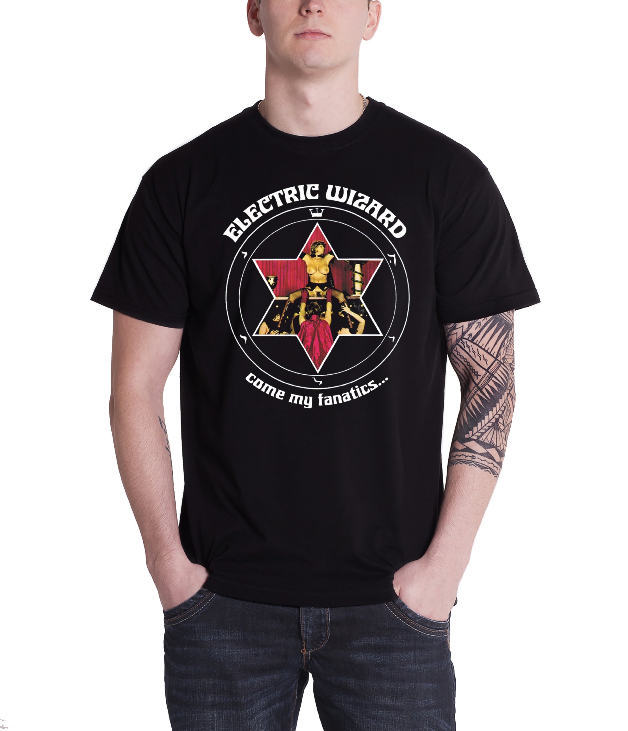 Electric Wizard Come My Fanatics Men's T-Shirt Black Large