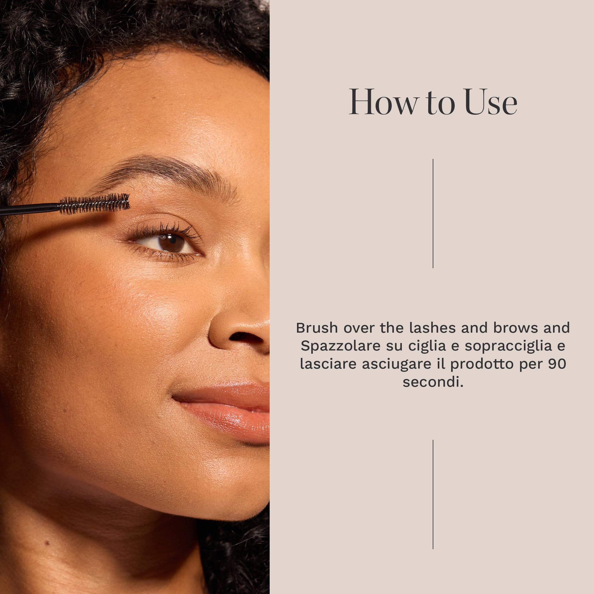 HAIR BURST Siero Ciglia & Sopracciglia - Senza Ormoni, Ciglia Folte 9ml | Siero ciglia con olio di ricino & sodio ialuronato - nutre ciglia e sopracciglia per uno sguardo più folto e definito