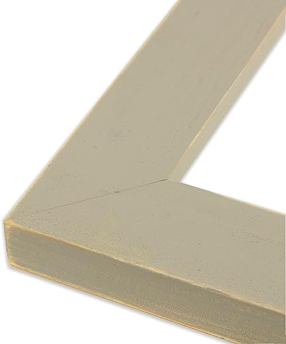 The Rusty Roof -18x24- Gris piedra Everly envejecida - Madera maciza - Marco de madera hecho a mano