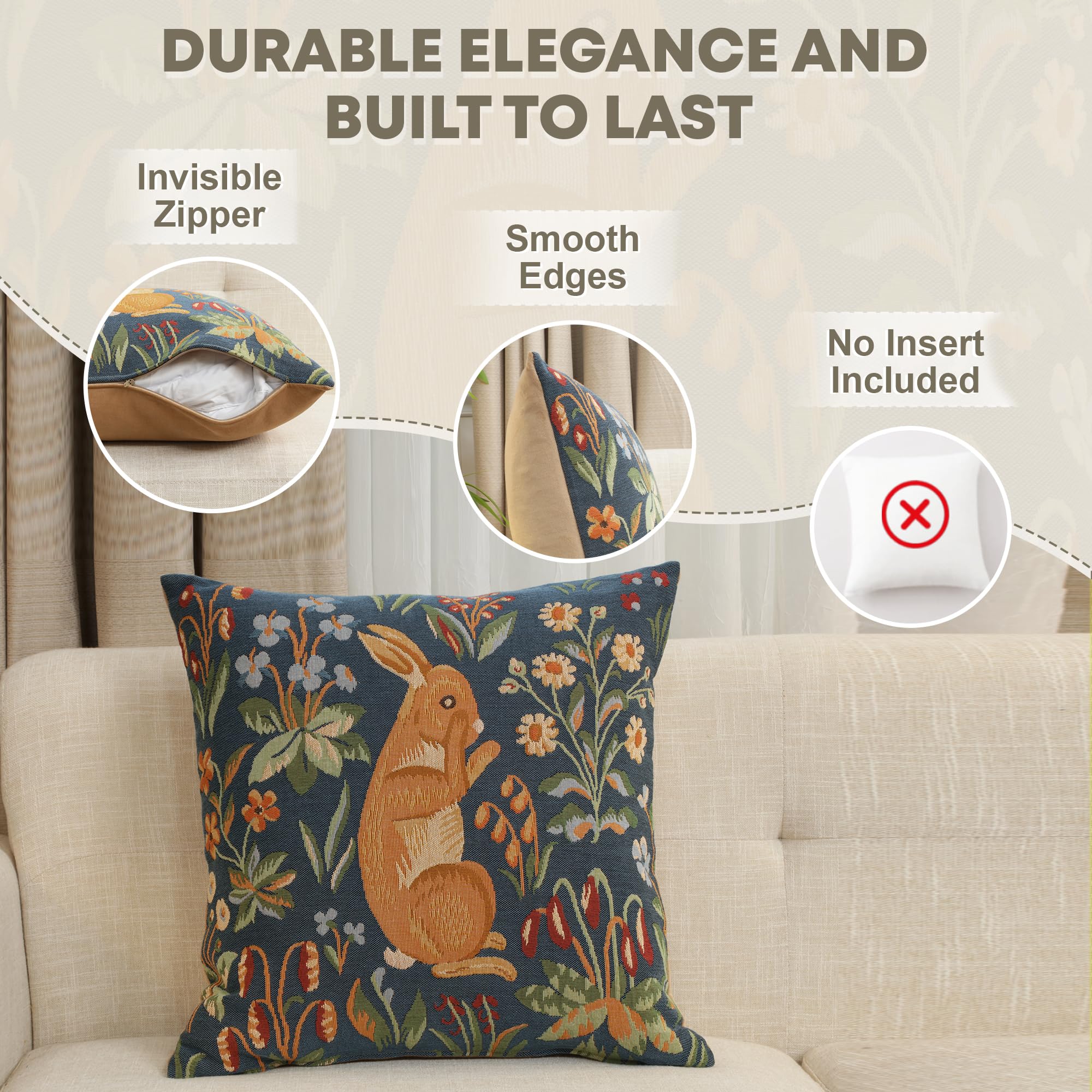 Amazon.co.jp: 中世( 7445 ) French装飾タペストリークッション