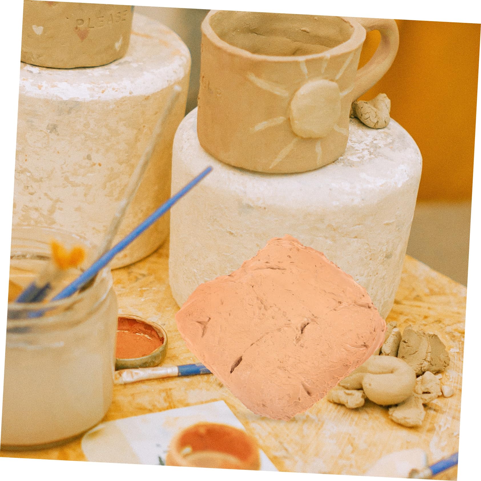 Argilla da Modellare Autoindurente Beige, 6 Pezzi per Fai