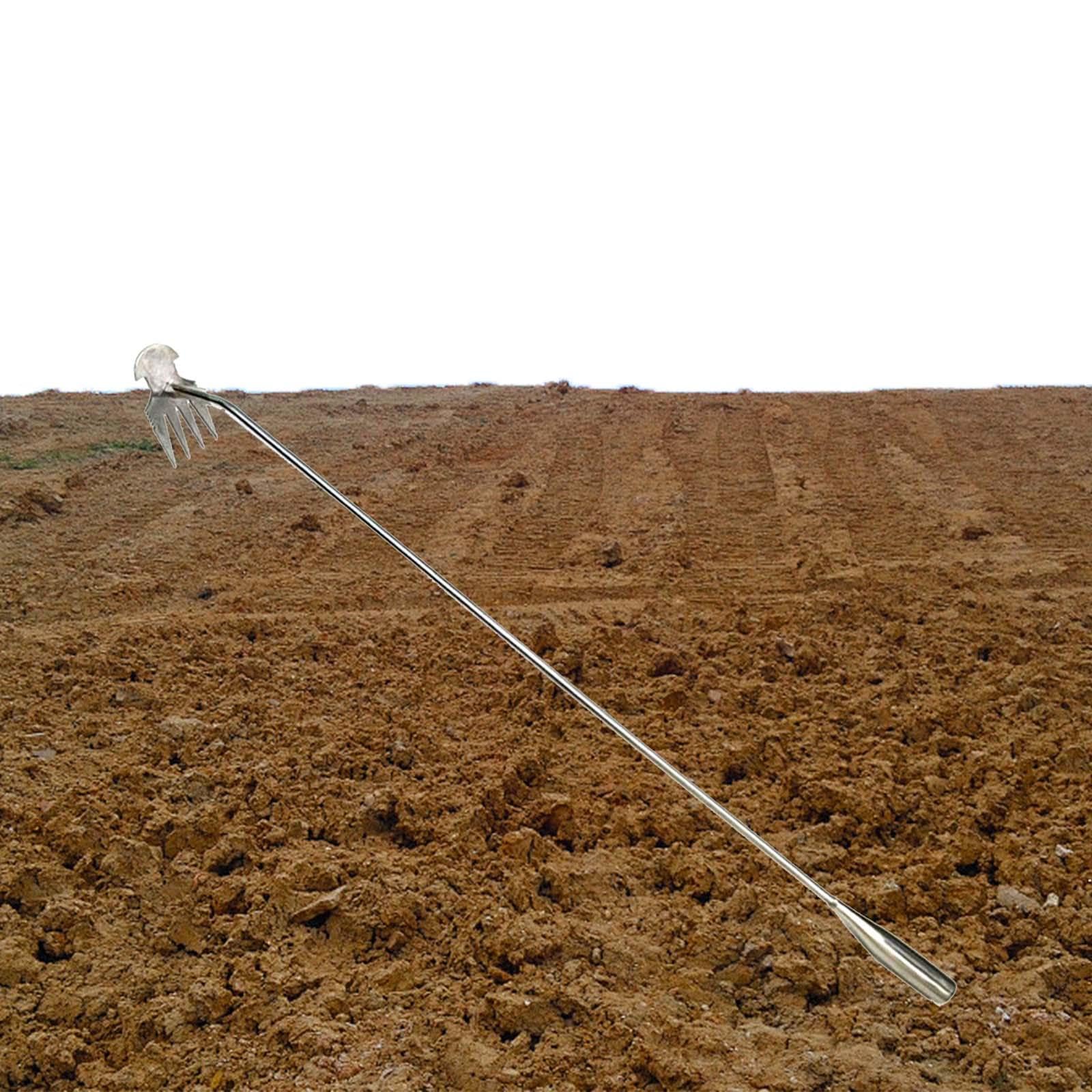 Lo strumento for sarchiatore da giardino estende lo sarchiatore manuale portatile for la rimozione delle diserbo in acciaio inossidabile for l'agricoltura, piantando la coltivazione del prato, M/786 (