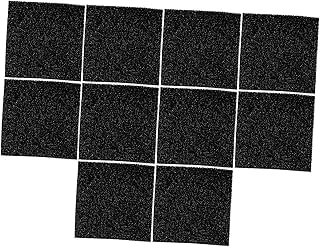 Hohopeti 10 Pçs Filtro De Caixa De Areia De Gato Algodão Para Animais De Estimação Filtro De Carvão Ativado Para Desodorizantes Domésticos Para Carvão Doméstico Para Areia De Gato