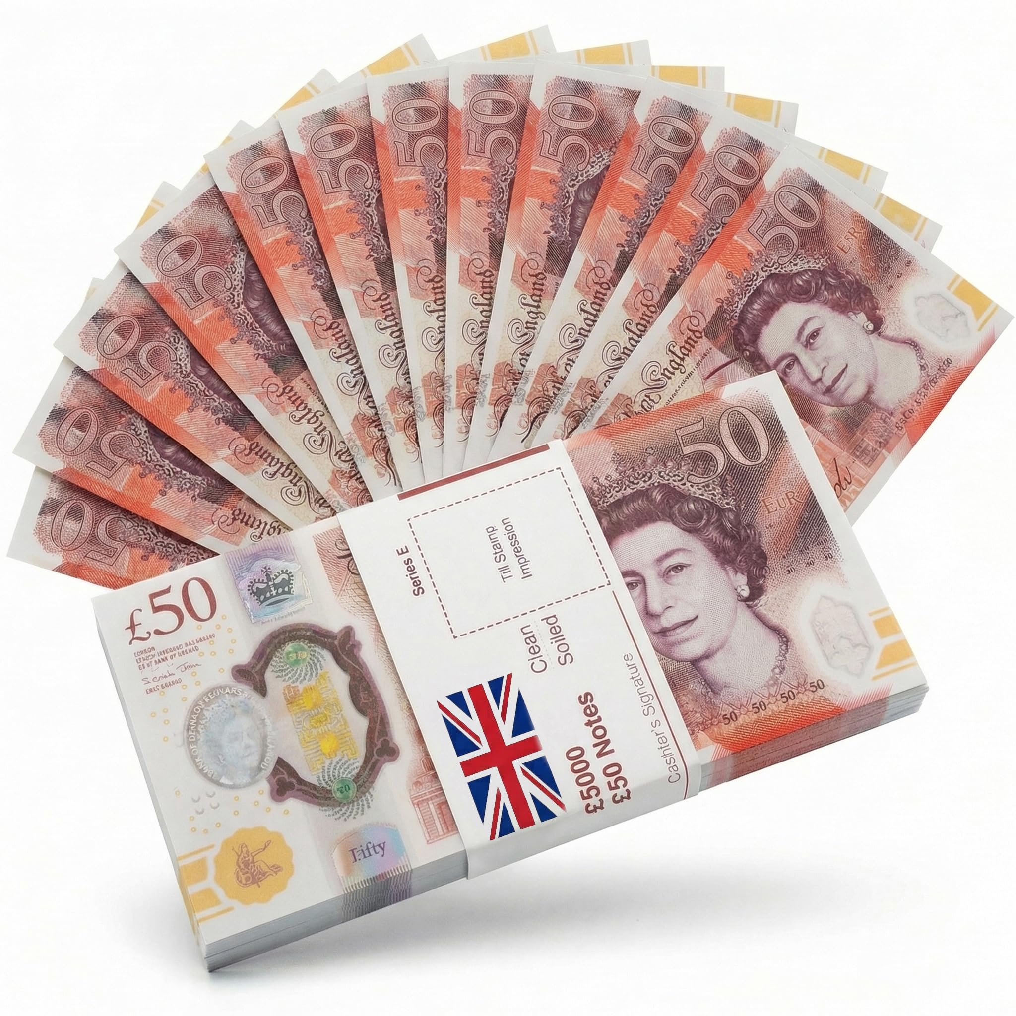 Big Screen Stacks | £25,000 IN £50 PROP MONEY STACKS | 500 x £50 POUND NOTES + EXTRA BANK STRAP | 25K PROP MONEY VALUE | Movies Play Fake Casino Photo Booth