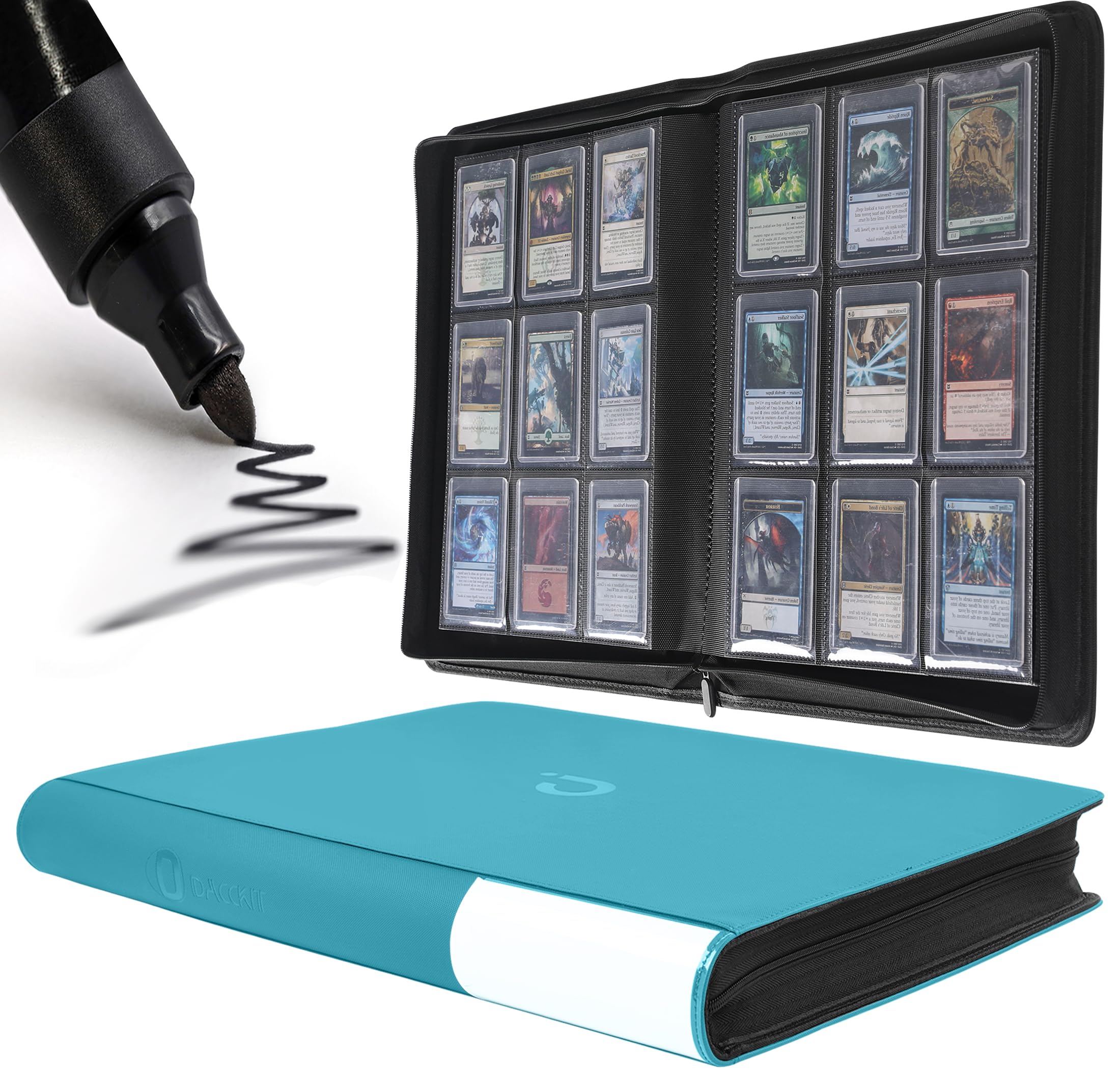 UPPERDECK トレーディングカード　53/100 Amazon.com: D DACCKIT Toploader Binder, Holds 288 Toploaders