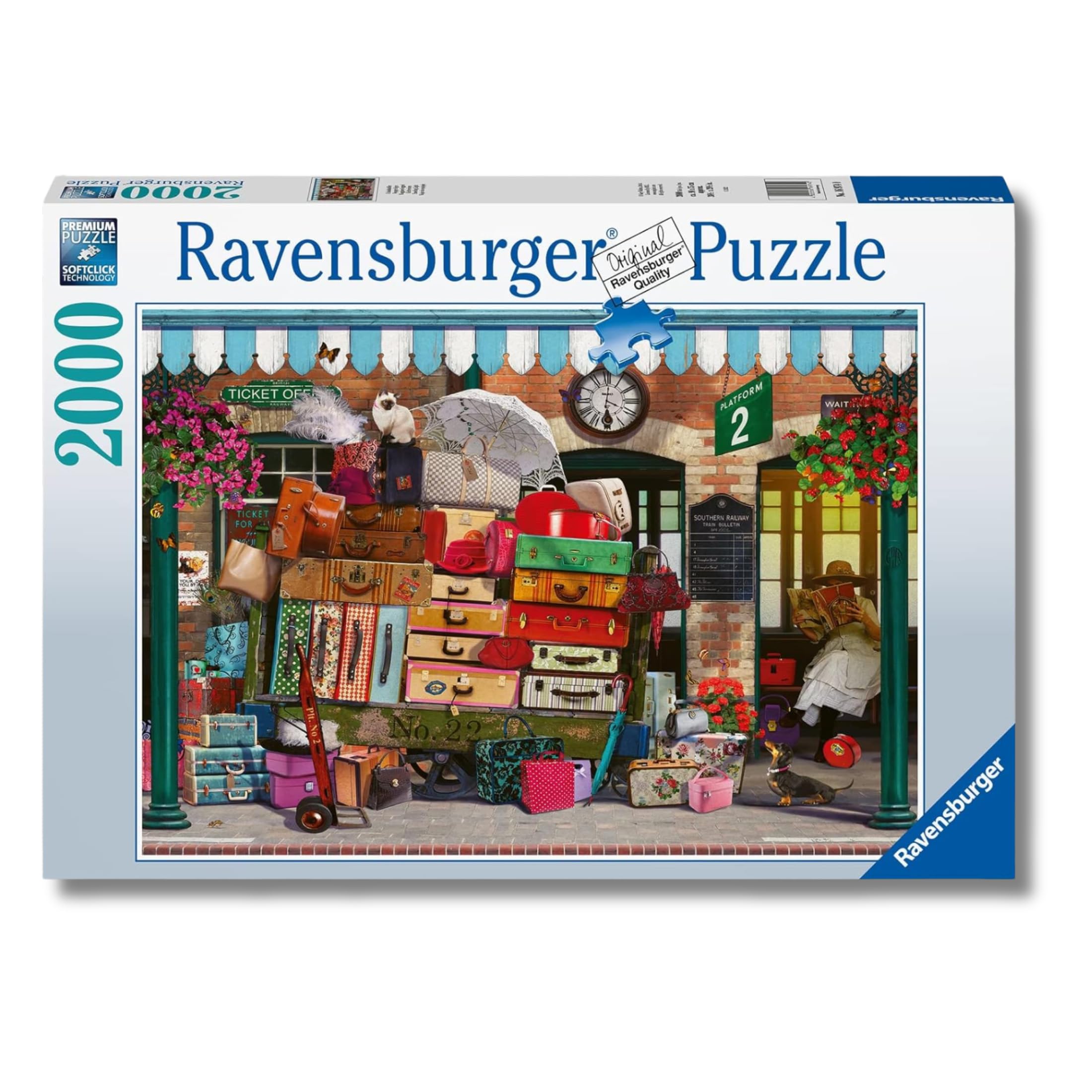 Ravensburger - Puzzle Viaggiare leggeri, 2000 Pezzi, Idea regalo, per Lei o Lui, Puzzle Adulti