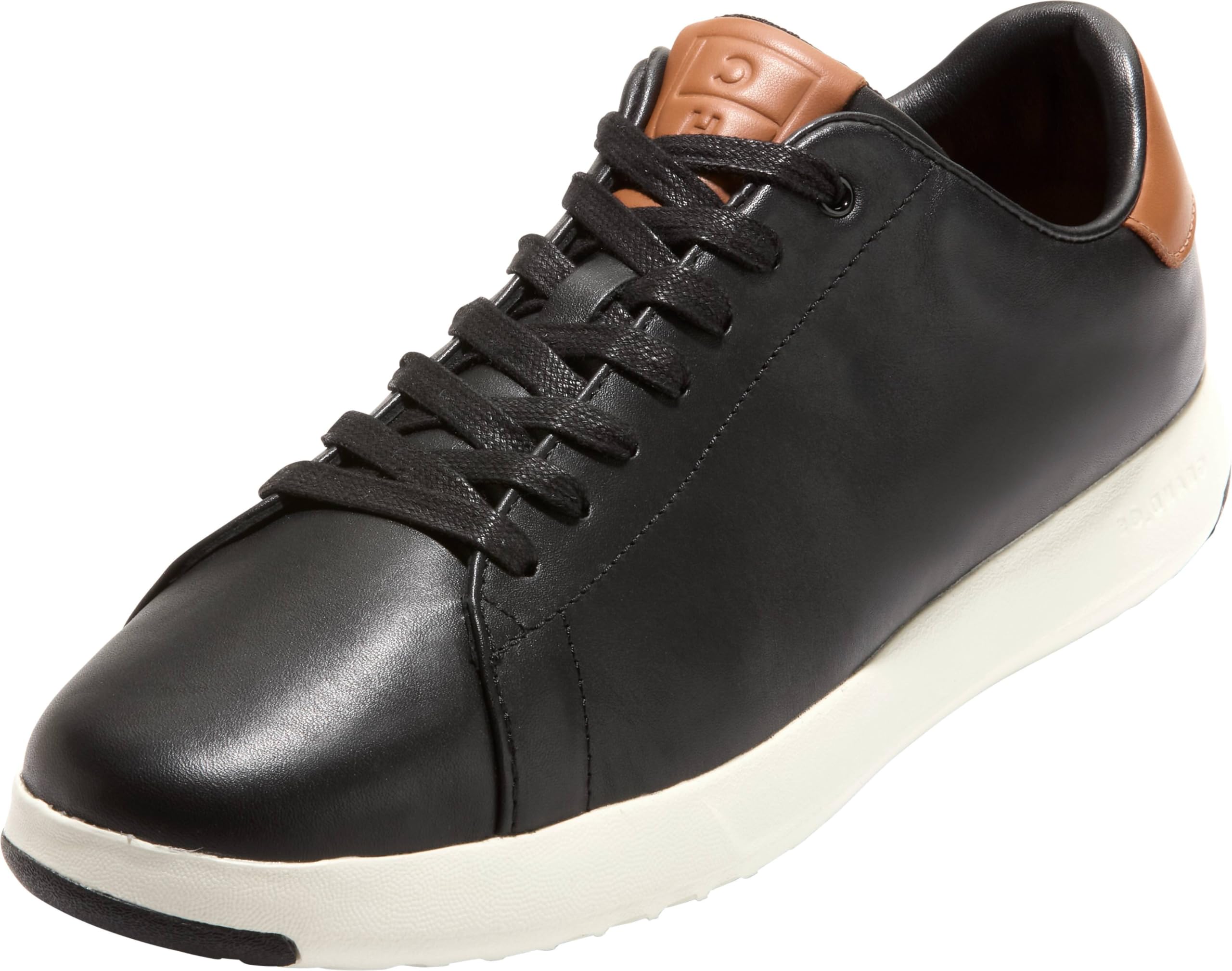 Cole Haan Men's Grandpro Tennis Fashion Sneaker, Black/British Tan
