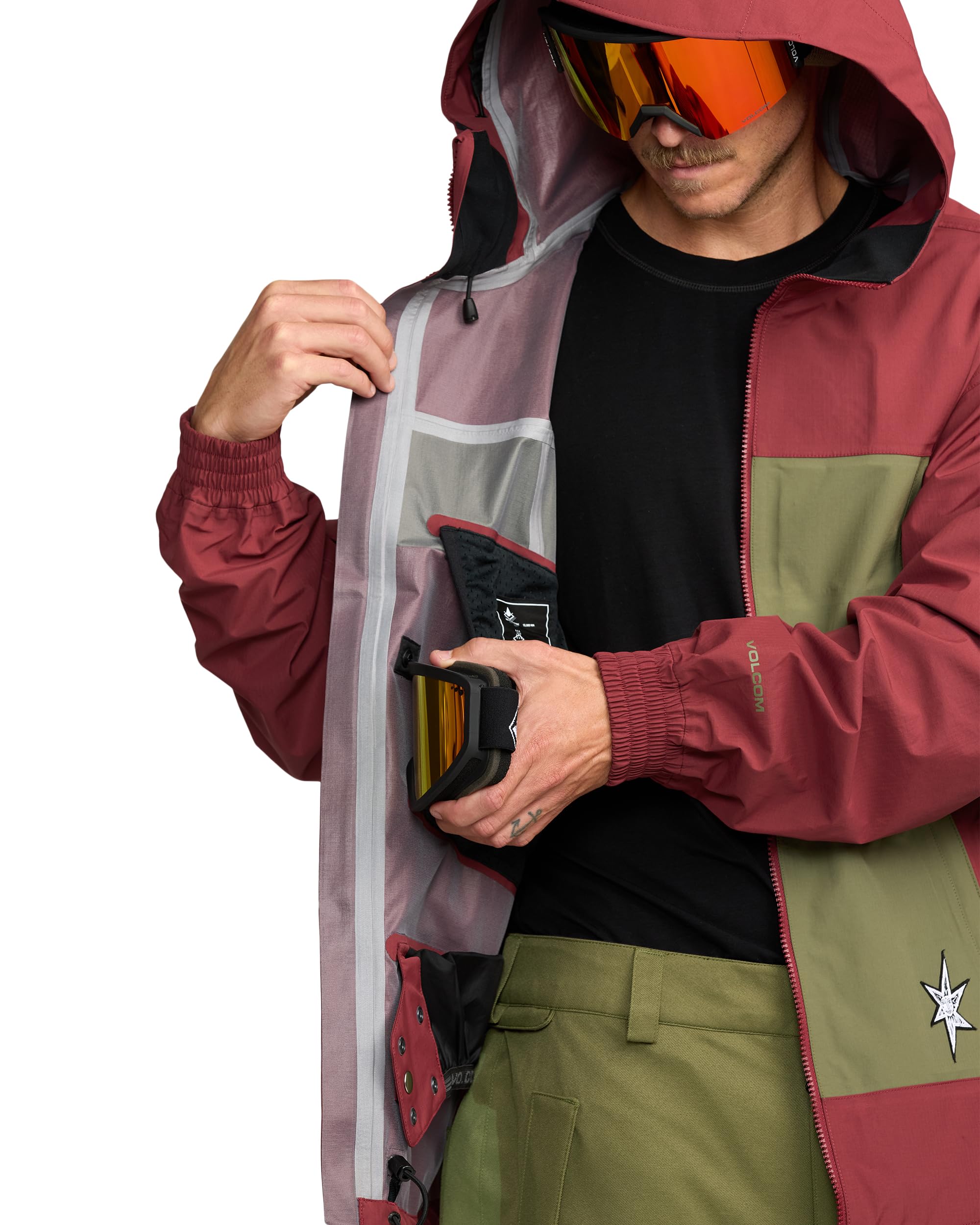 Amazon.com : Volcom Men's Arthur Longo 20K Pullover Snowboard