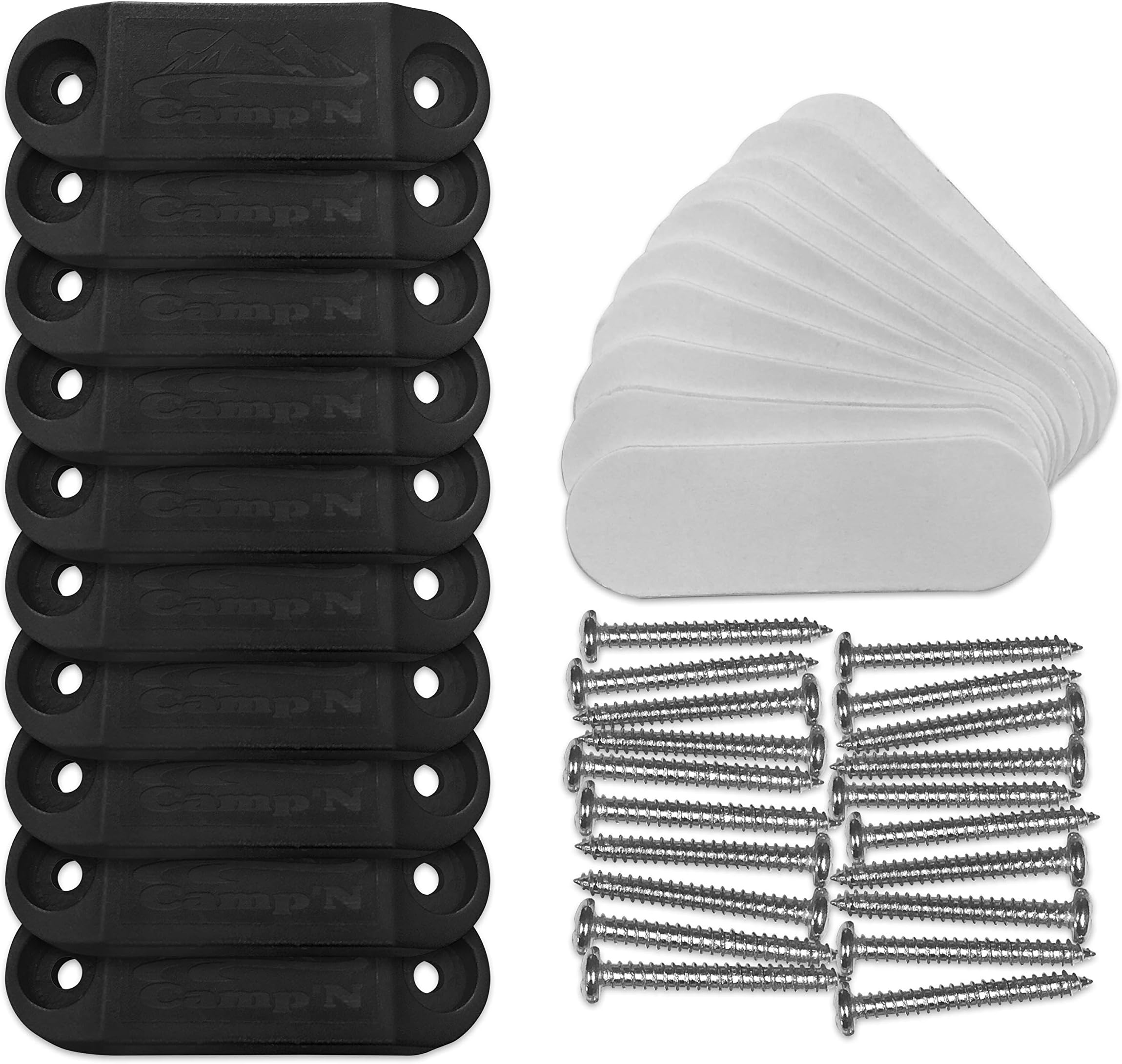 2 Baggage Door Clips / Compartment Catch Holders - Stainless - Foto 7