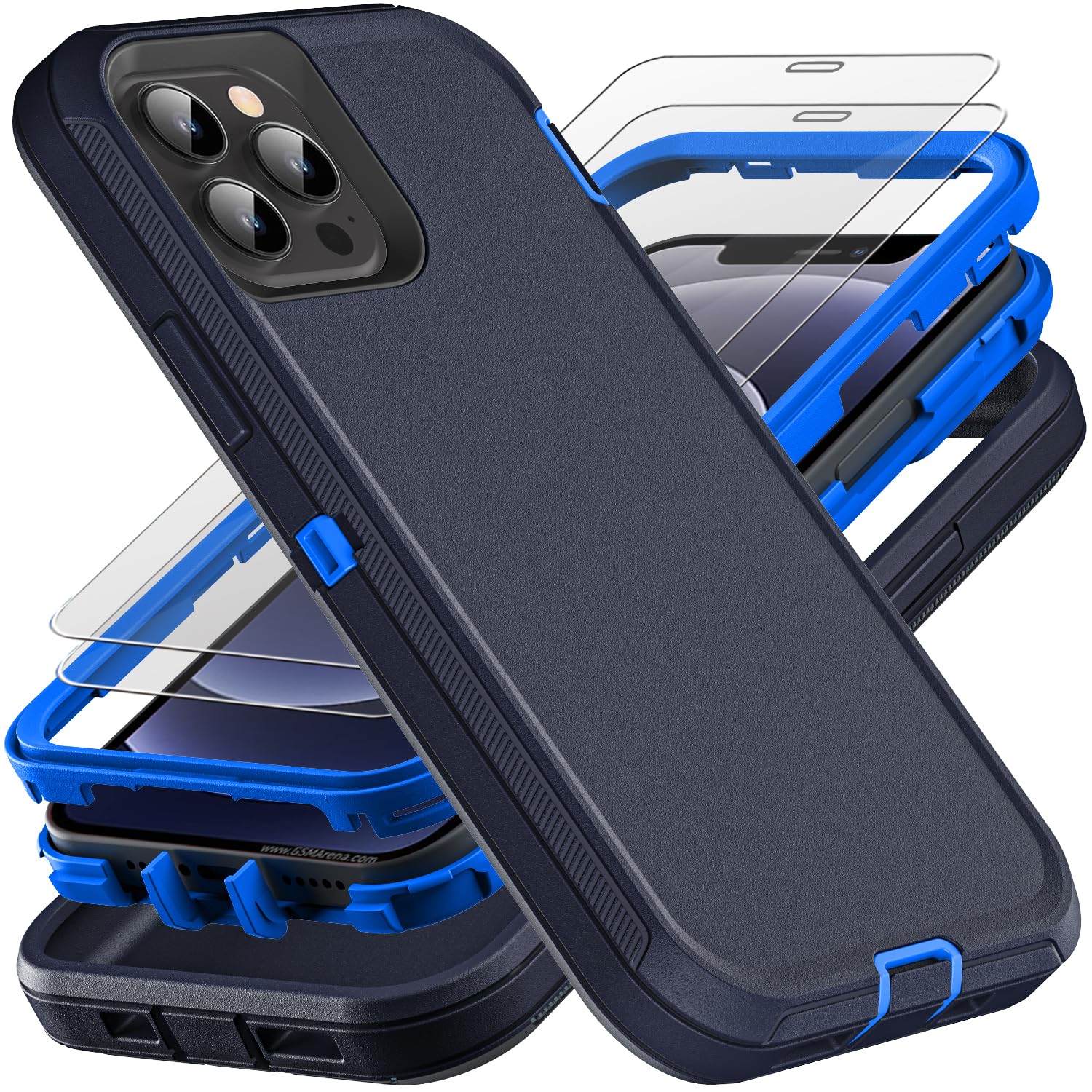 Amazon.com: YKHJKLEC for iPhone 12/12 Pro Case, Military Grade 3