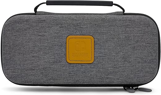 PowerA Protection Gaming Console Kit Case for Nintendo Switch or Nintendo Switch Lite with Accessories Storage, Charcoal (Officially Licensed)