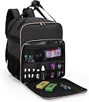Trunab Backpack de jeu de société, Sac de rangement de jeu rembourré de société pour les dés, la plupart des jeux de société et des jeux à cartes, avec de grandes poches d'accessoires & Manches de carte