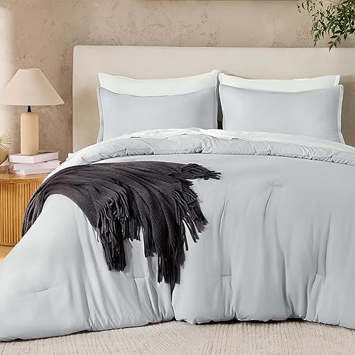 Miniatura 65 de Andency - Juego de edredón negro tamaño individual, 2 piezas, ropa de cama clásica boho sólida, edredones y juegos, ropa de cama suave y ligera