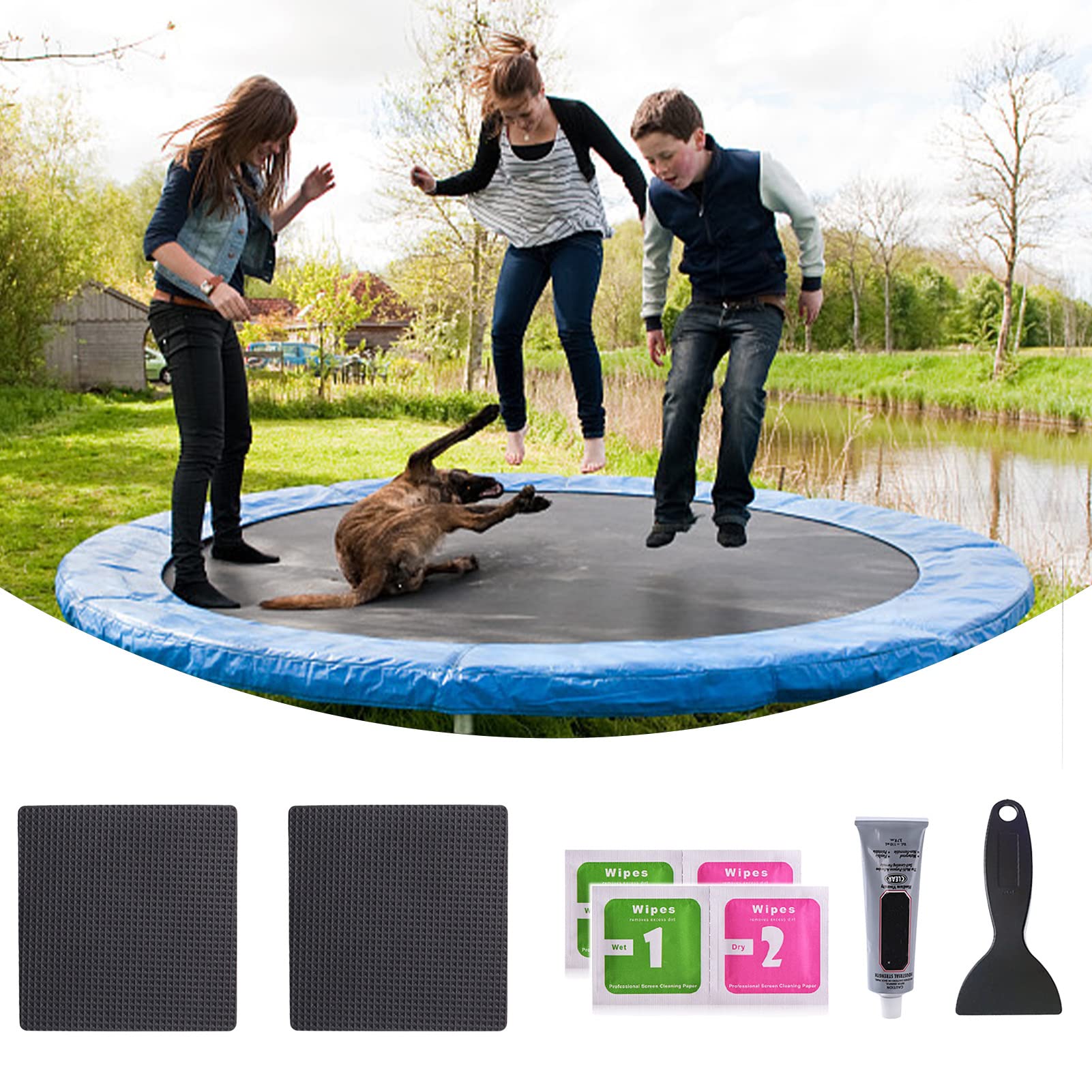 Trampoline Patch Repair Kit 4 Inch Circle On Patches | Repair