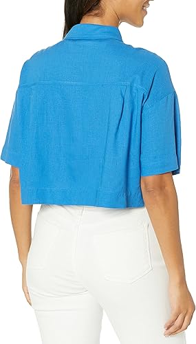 Miniatura 2 de NIA Camisa recortada boxy para mujer