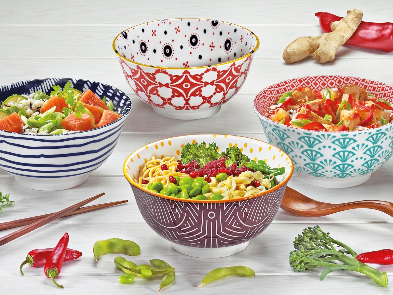 Cilio Amici Bowl Kacheln 18 cm
