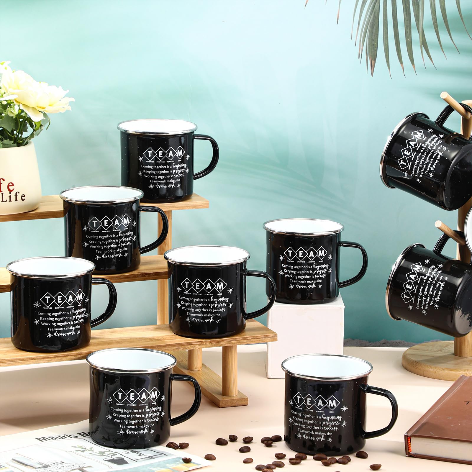 Amazon.com: Norme 10 Pcs Best Team Ever Enamel Mugs 12oz Bulk - End of Year  Teacher Appreciation Gifts, Thank You Coffee Mugs for Staff Employee Cna  Week, Farewell & Retirement Gifts from