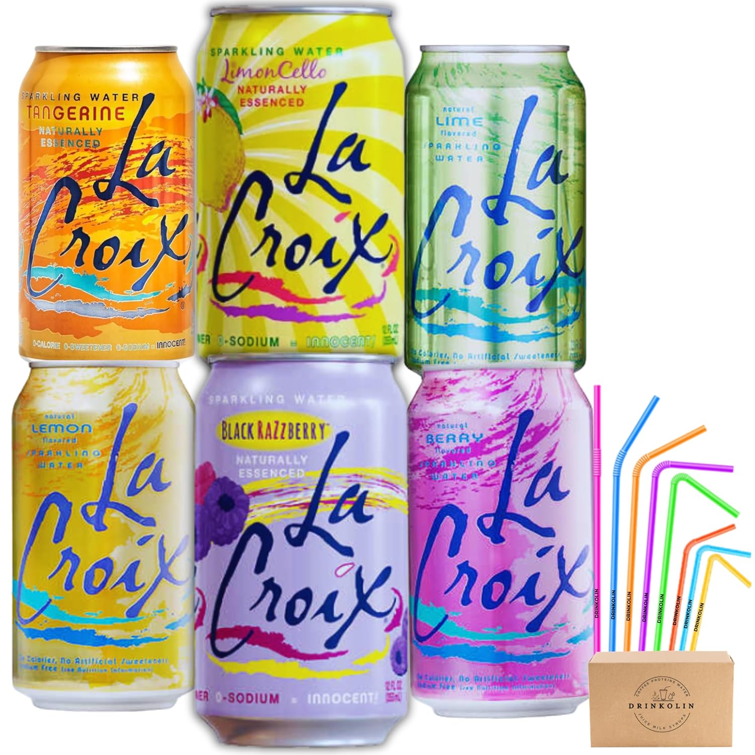 LaCroix Sparkling Water Variety Pack, 12 Fl Oz Cans (6