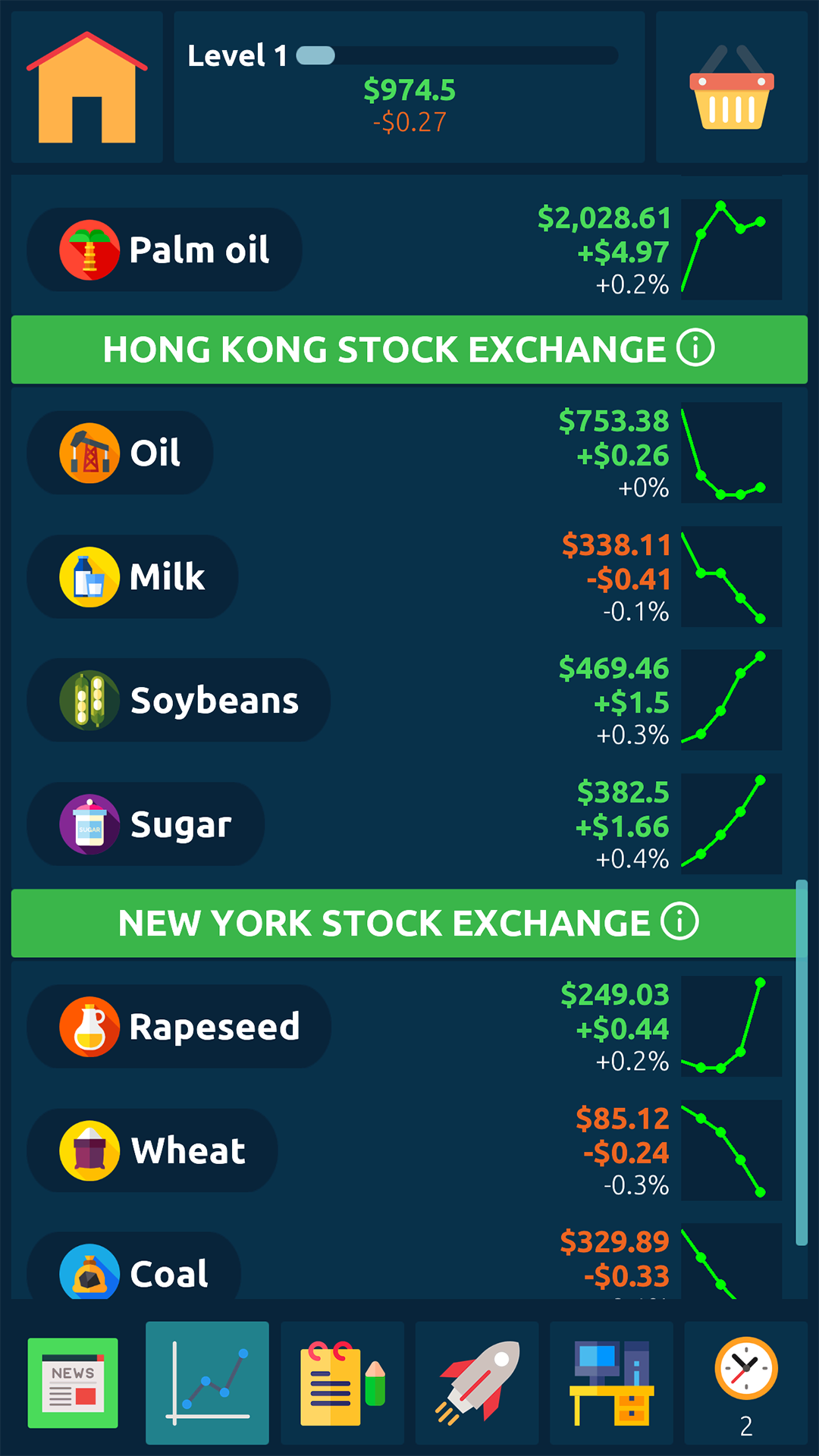 Stock Exchange Game App on Amazon Appstore
