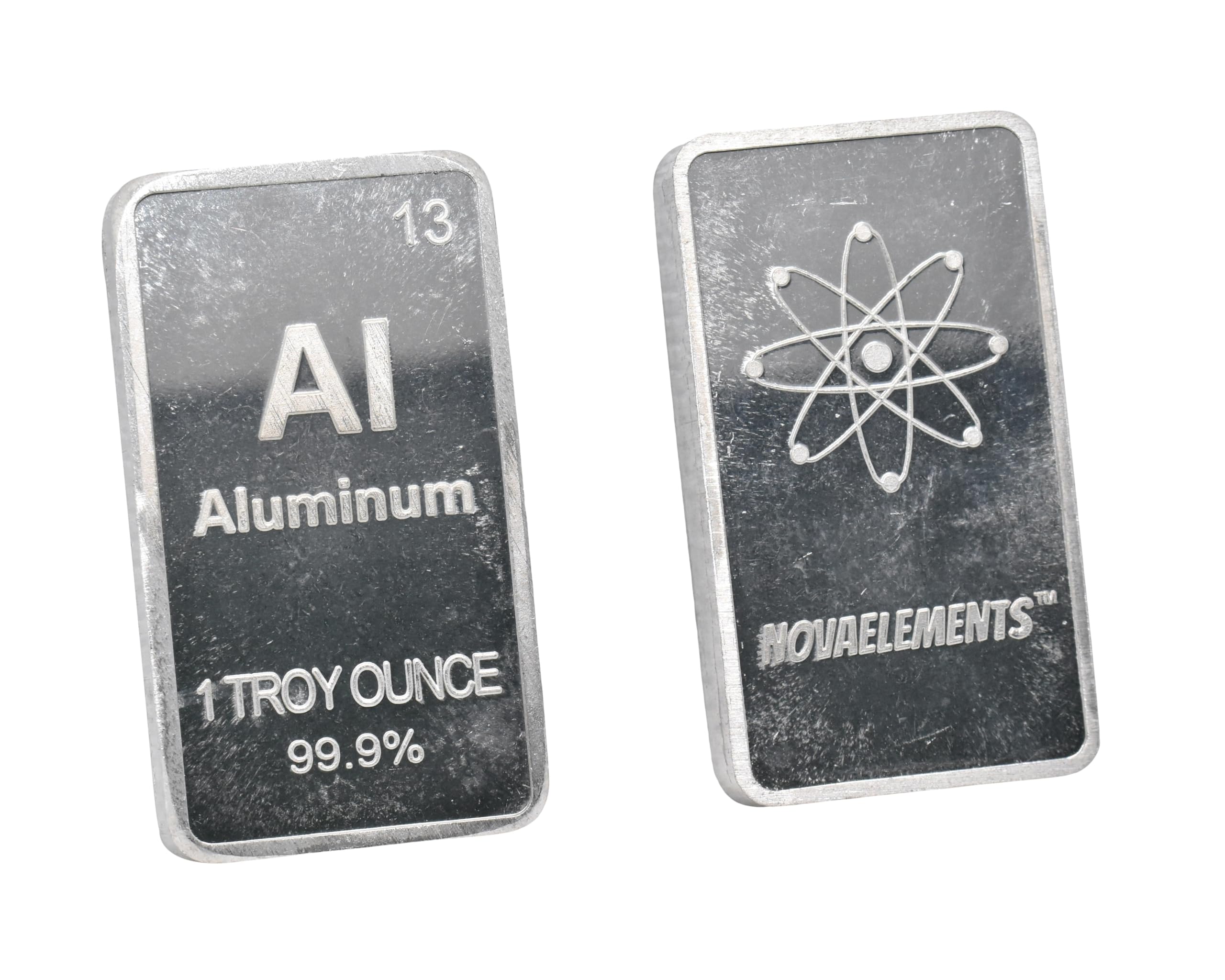 Aluminum Ingot, Aluminum Metal Ingot, Aluminum Metal Sample, 1 Troy Ounce 99.9% Pure Aluminum Big Ingot for Collection and Investment