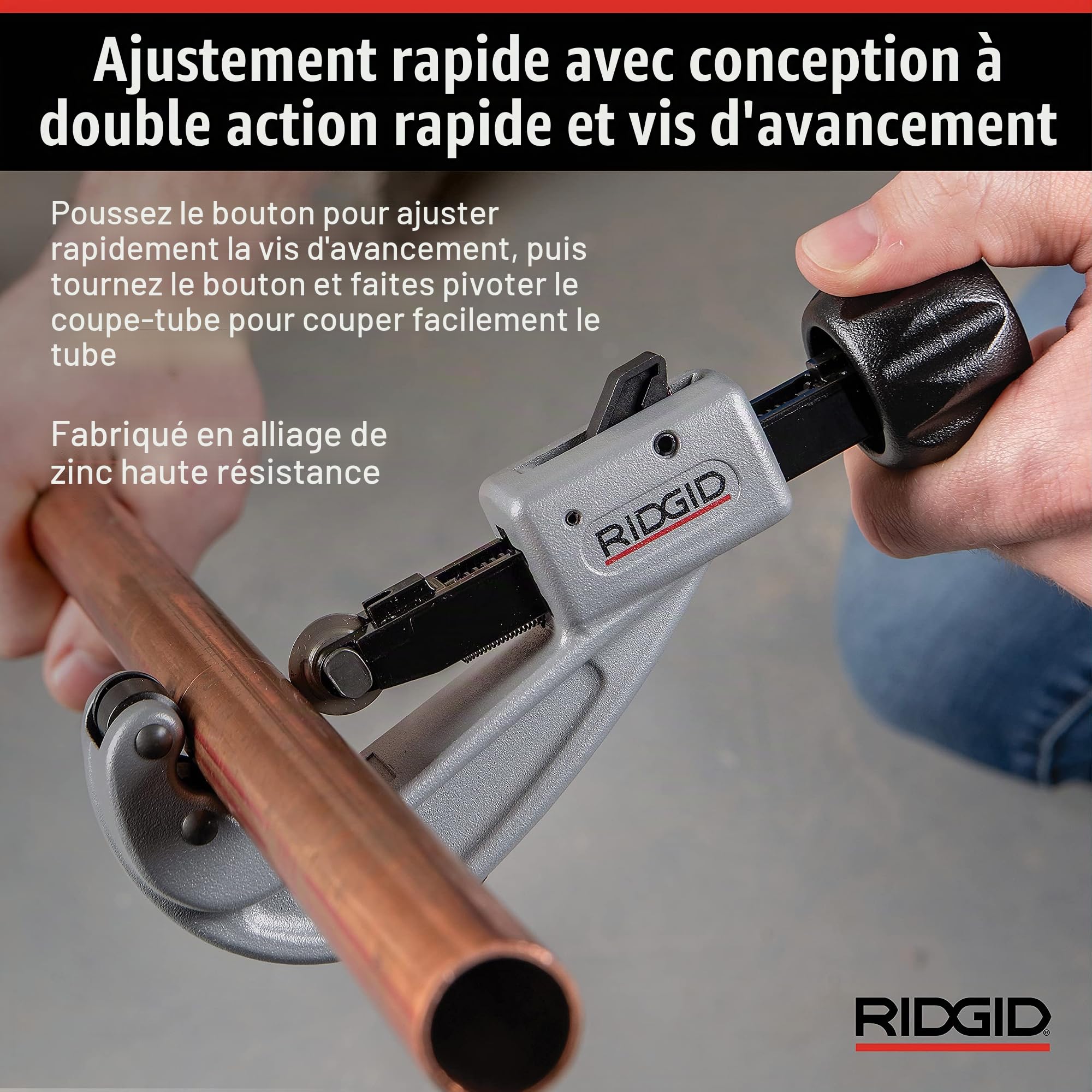 RIDGID 31632 Coupe-tubes à action rapide modèles 151, coupe-tubes de 6 à 48 mm