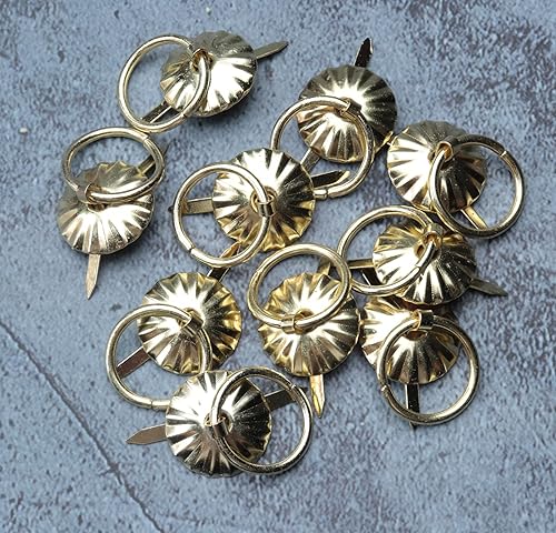 Miniatura 6 de Ruwado 40 piezas de sujetadores de metal con anillos de tracción grandes sujetadores de papel para manualidades, proyectos de manualidades, cajón,