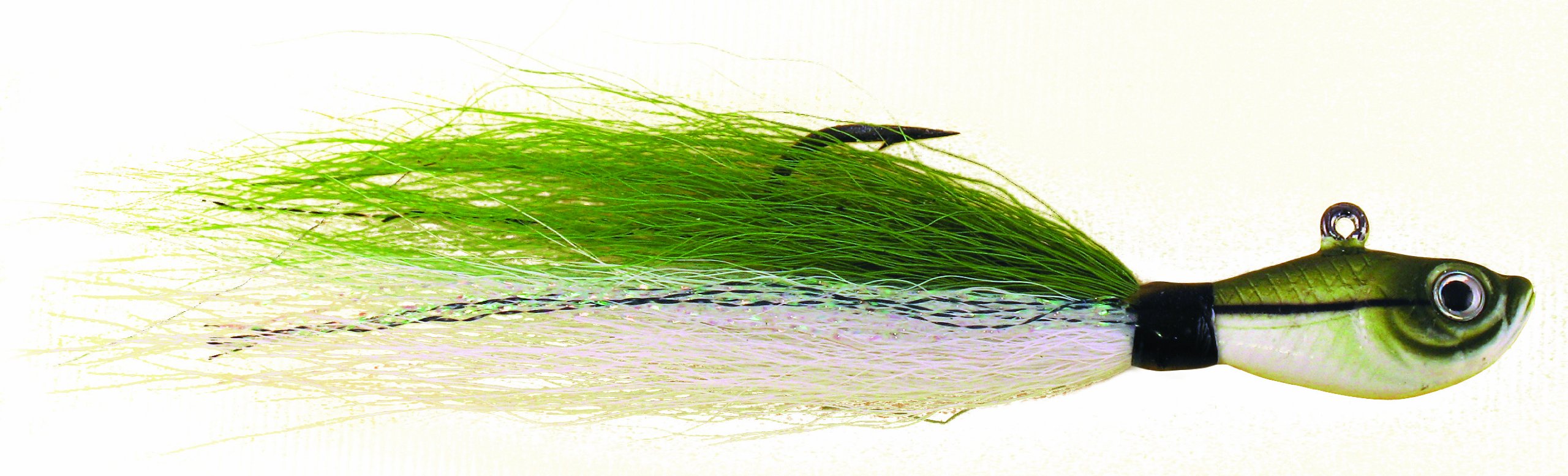 SPRO SBTJSE-1 Prime Bucktail Jig, 1-Ounce, Sand Eel Green