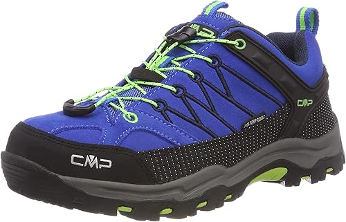 CMP KIDS RIGEL LOW TREKKING SHOES WP uniseks-kind Trekkingschoenen Low-Top, Graphite Marine, 28 EU