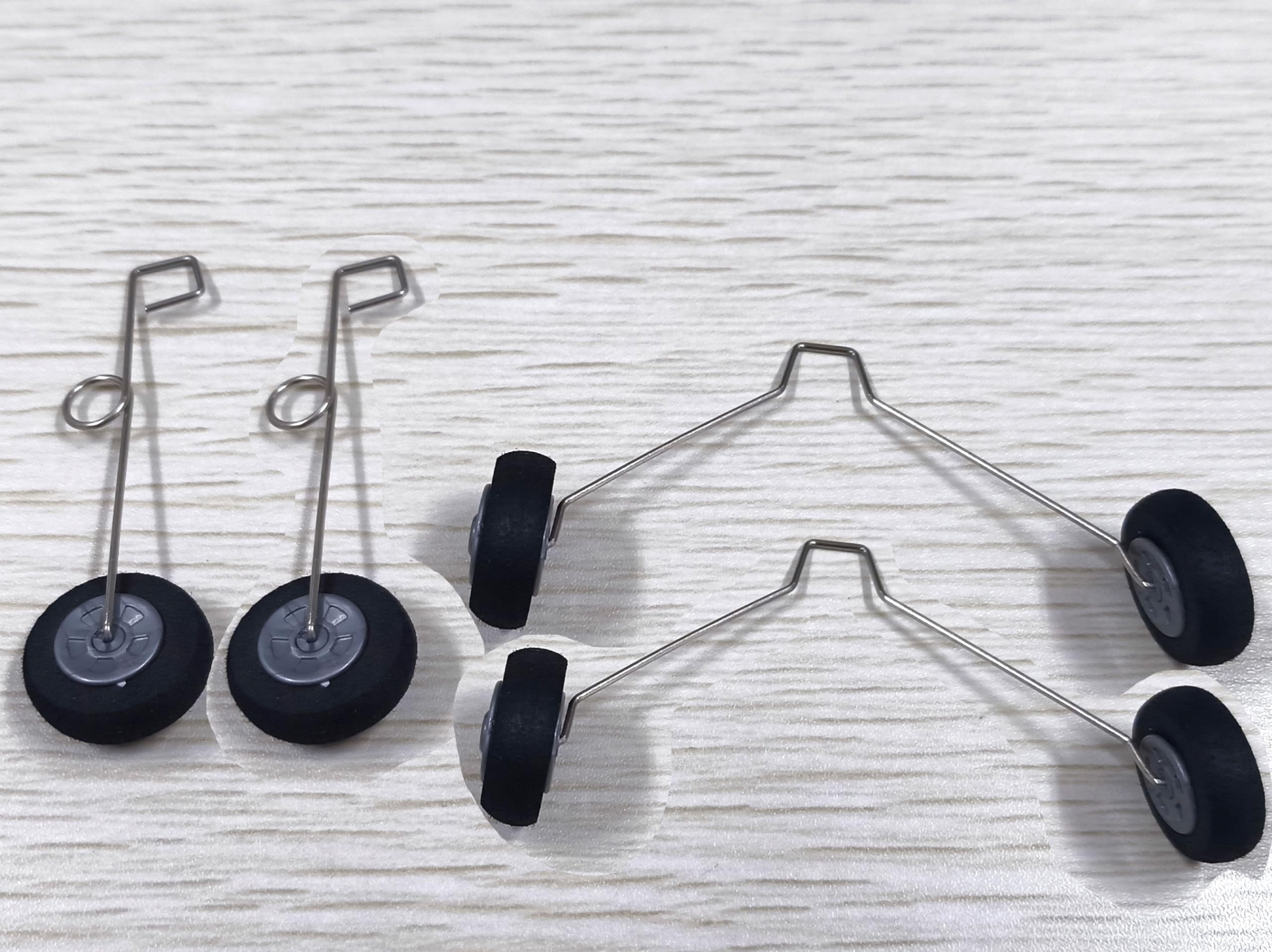 RC Plane Parts RC Airplane Replacement Accessories for RTF F22 Remote Control Plane (2 Pairs Landing Gears)