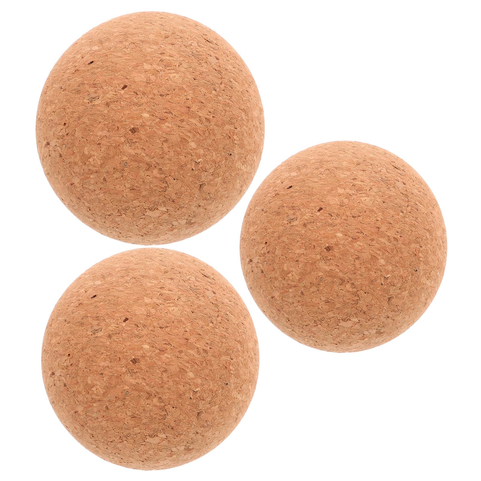 3piezas Balones de Masaje de Corcho para Pies Herramienta de Automasaje para Aliviar la Fascia Plantar Oficina Gimnasio o Viajes