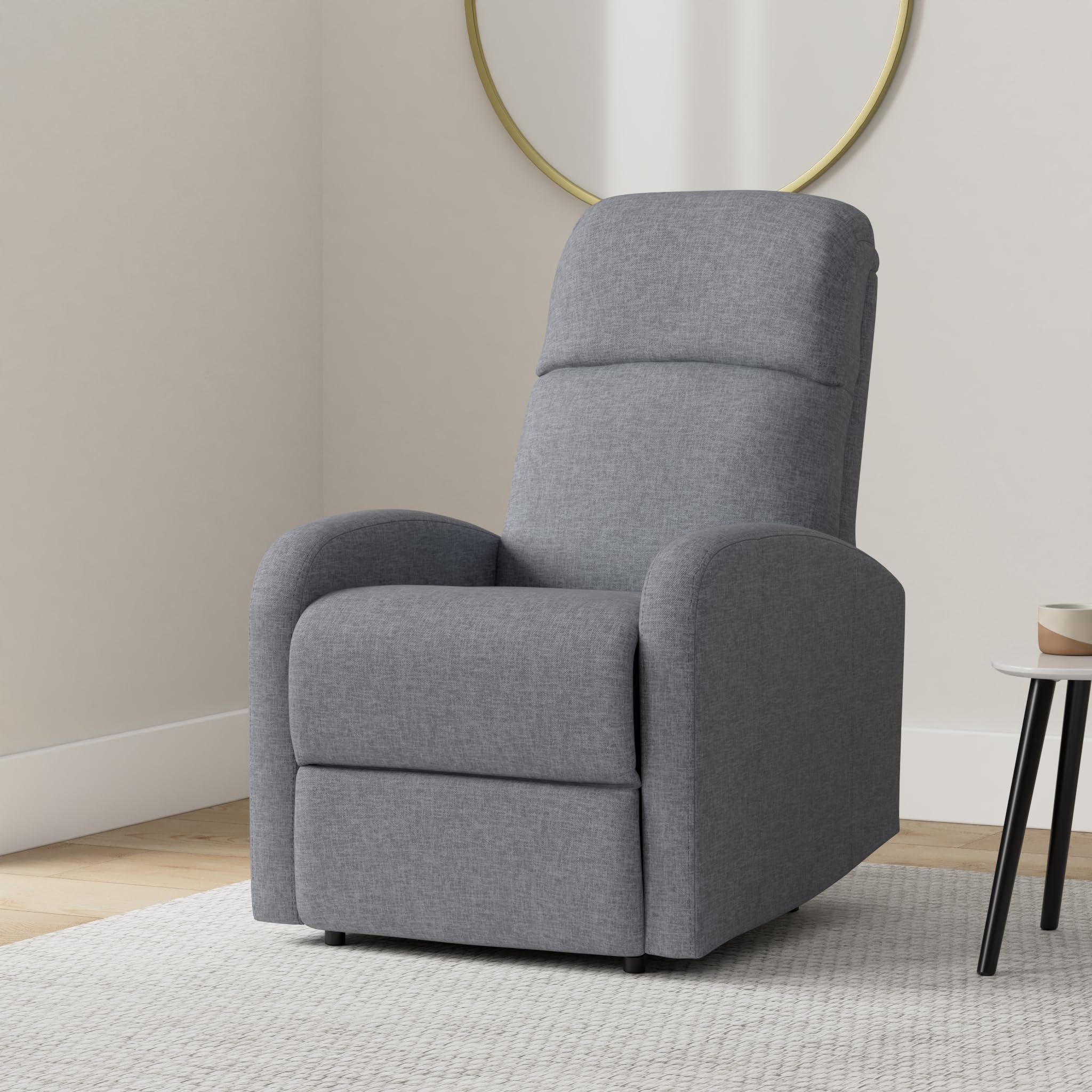 Gremium Poltrona Relax Reclinabile a Letto Con Seduta Ergonomica In Tessuto, Schienale Regolabile e Doppio Cuscino Per Arredo Salotto, Soggiorno e Ufficio