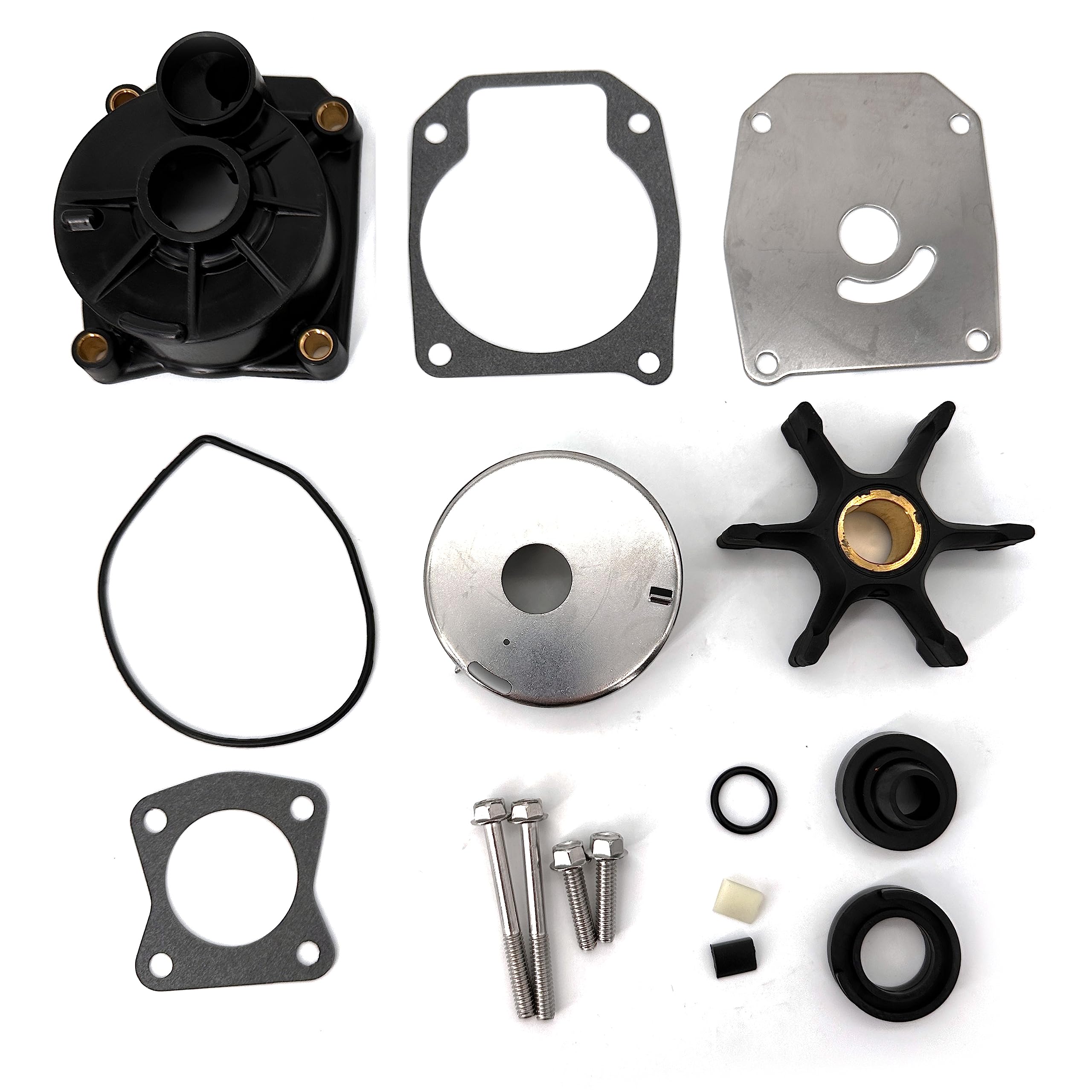 Evinrude Parts Evinrude & Johnson 20-35 HP Outboard Water Pump Impeller Kit - Replaces 393630, 18-3382 Outboard Motor Impeller Replacement - Foto 8