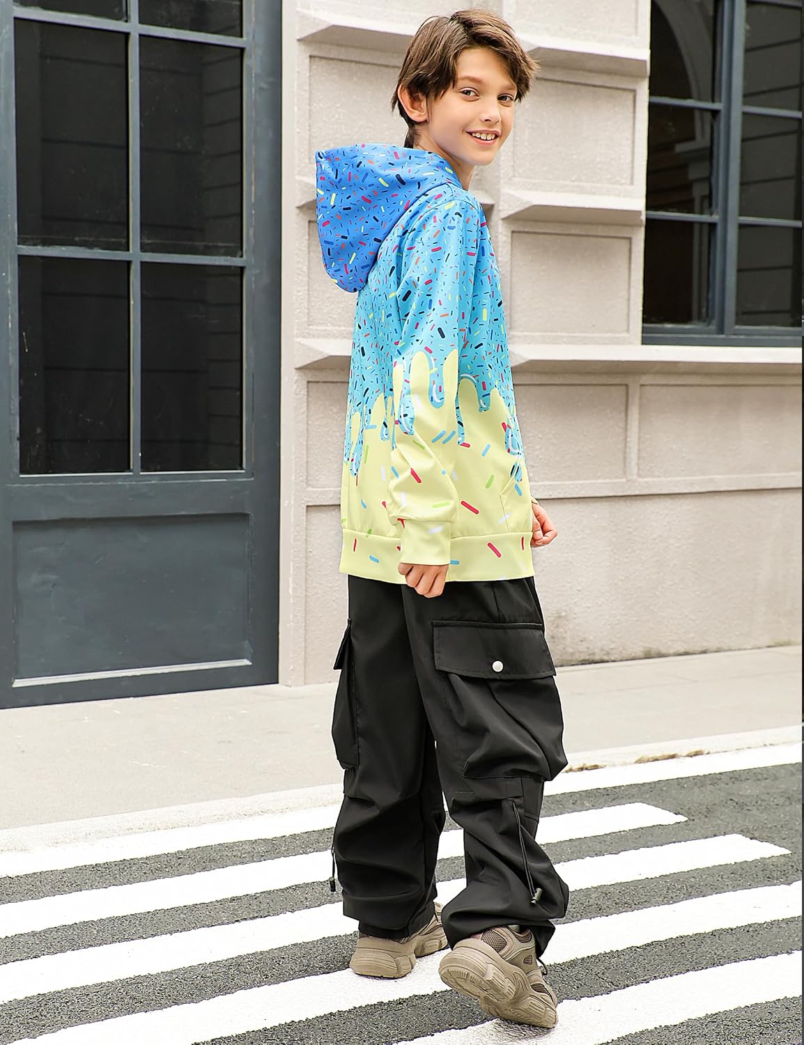 UNICOMIDEA Boys Hoodies Sweatshirts Size 6-16 Years Pullover