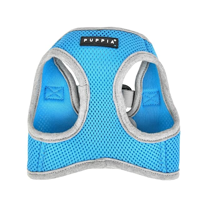 Foto 2 de 4 de Puppia Soft Vest Harness B Ii Celeste S - Arnés para perros - 60 g