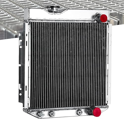 Miniatura 8 de Radiador de aluminio completo de 3 filas compatible con Ford Mustang 1965 1966 Radiador 2.8L 3.3L 4.3L 4.7L L6 V8 y 1963 1964 1965 Mercury Comet