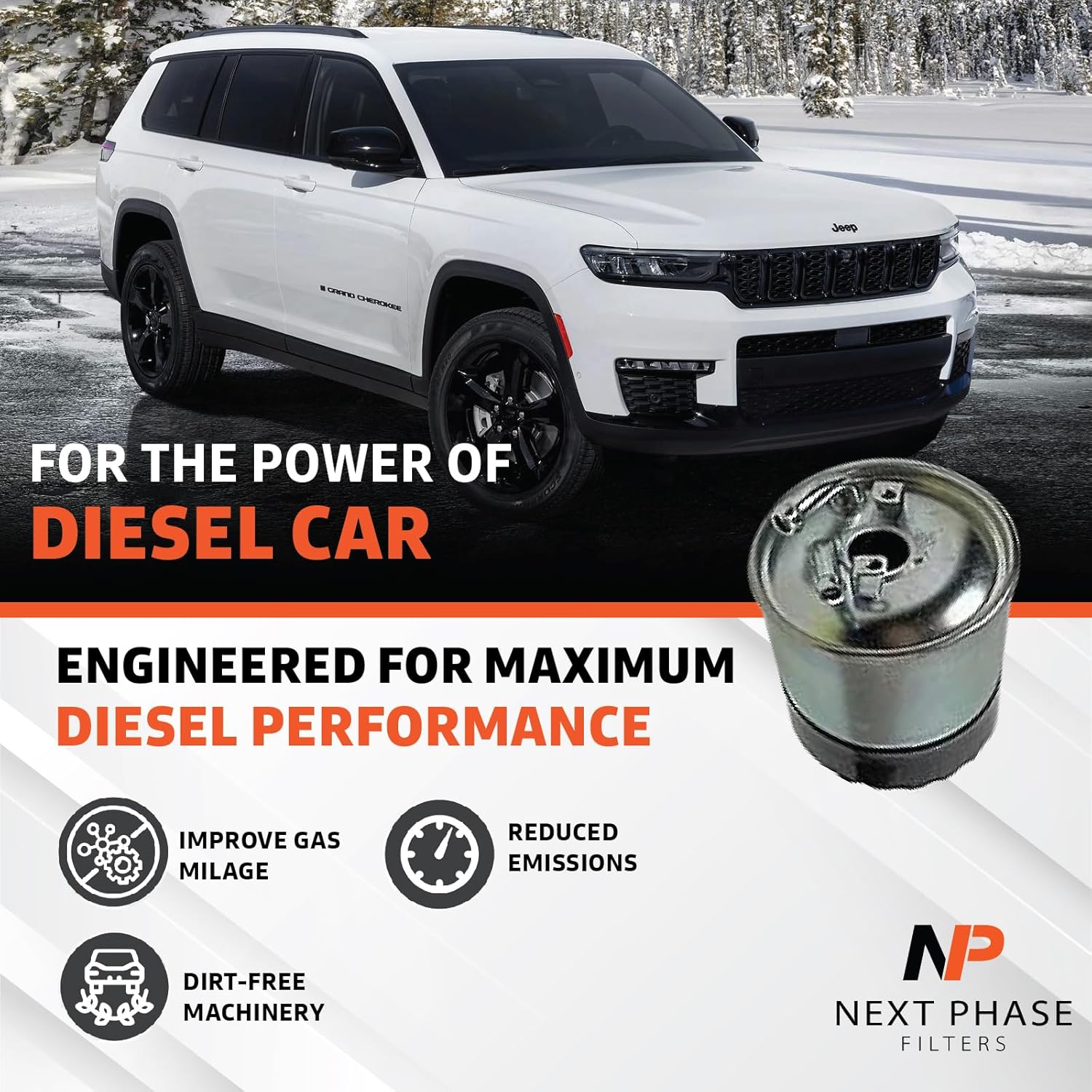 Dodge Ram - Filtro De Combustible Diesel De 6,7 Litros, Separador De