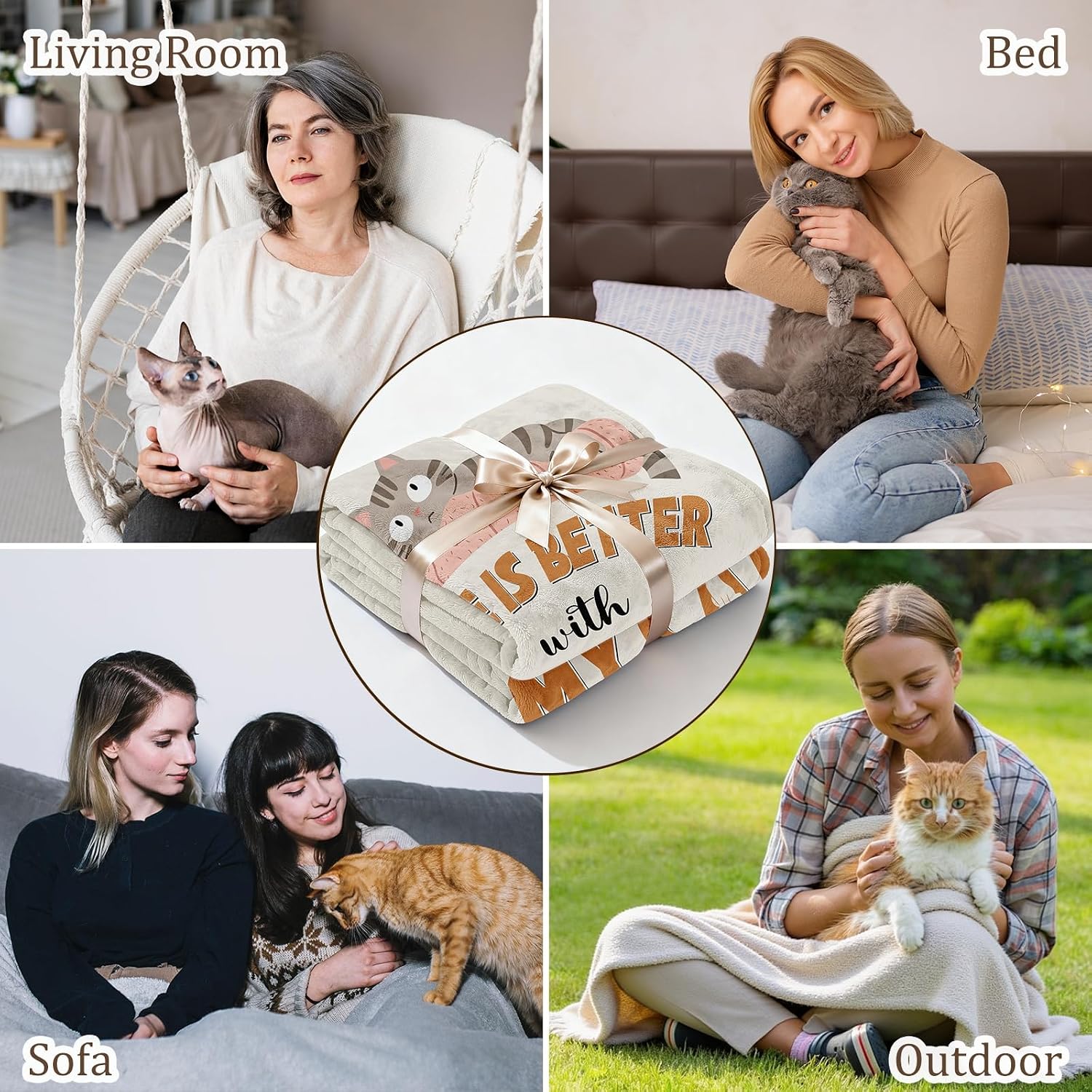 Cat Gifts for Women, Cat Mom Gifts Cat Lover